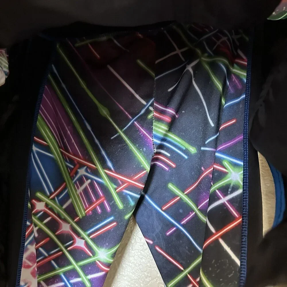 Girls Disney Jedi Force In Training Two‎ Piece Outfit Jacket Leggings 9/10 Saber